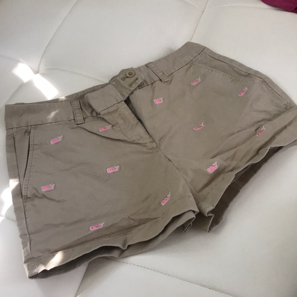 Vineyard Vines Khaki Whale Shorts